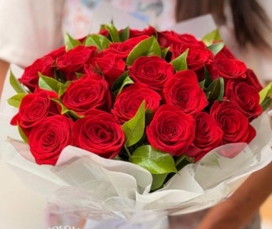 Buquê com 30 Rosas Vermelhas