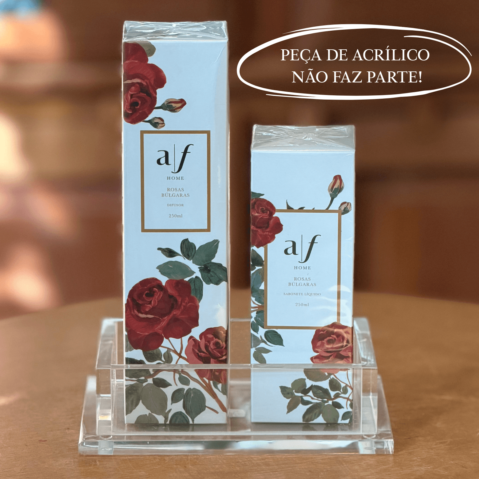 Kit: Difusor & Sabonete - Rosas Búlgaras