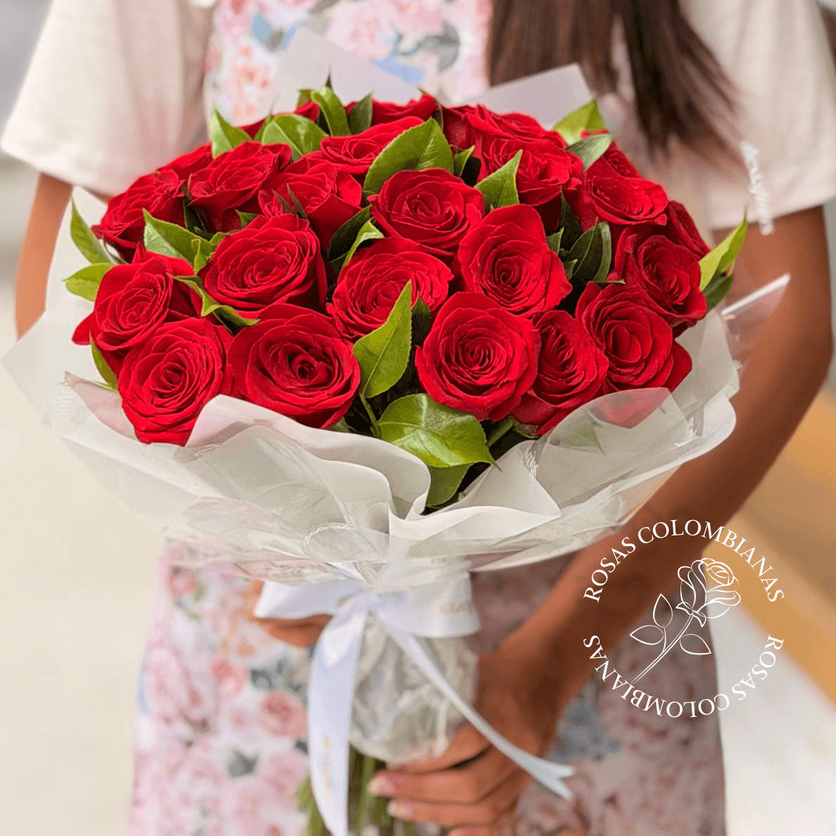 Buquê Elegance 24 Rosas Vermelha
